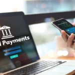 Image of ACH payments on a computer and smart phone