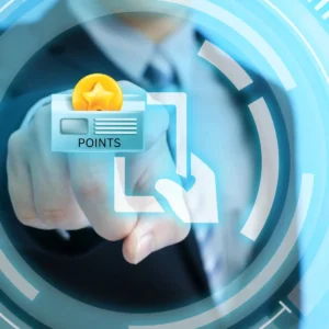 Image of contactless payment method with loyalty offers