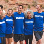 Image of volunteers at a fundraising event