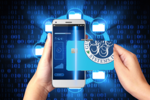 Image of GMS smart POS System transaction via phone and card