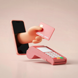 Image of fast and secure mobile credit card processing