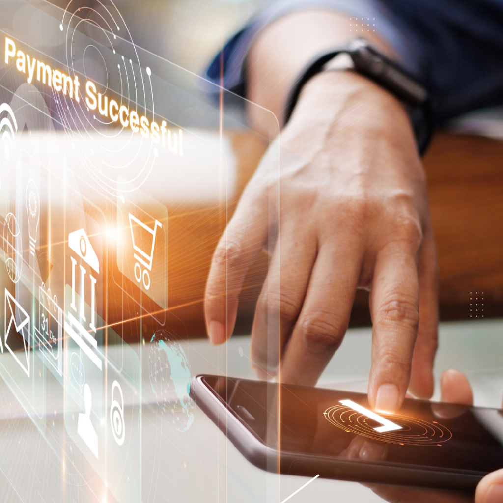 Image of empowering smarter payment experiences through a mobile phone