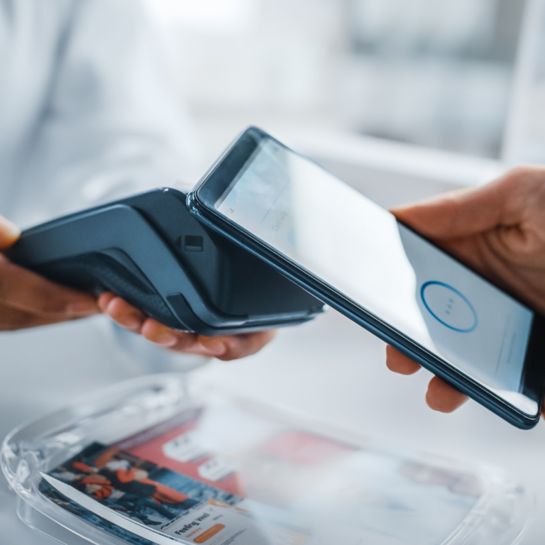 Image of the virtual terminal system processing a payment