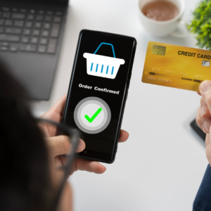 Image of an approved credit card transaction